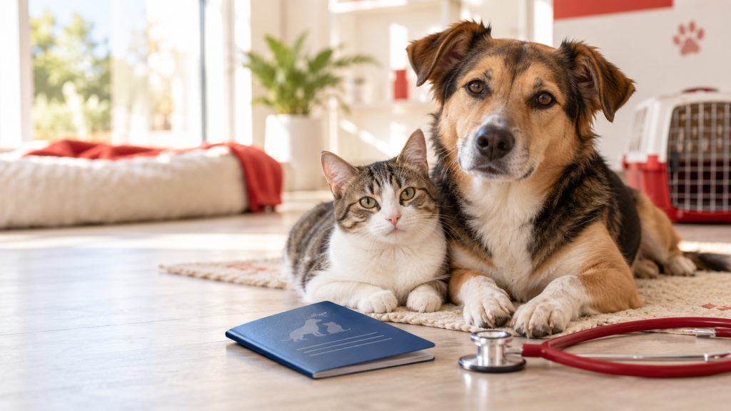 Kedi ve köpek oteli öncesi aşı karnesi kontrolü